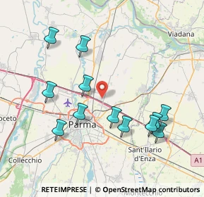 Mappa Via Burla Parco Comm.le Parma Retail, 43122 Parma PR, Italia (8.05)