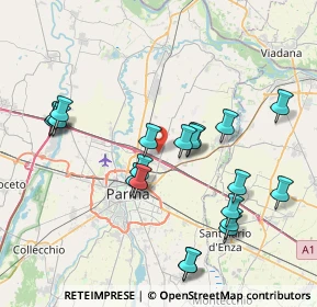 Mappa Via Burla Parco Comm.le Parma Retail, 43122 Parma PR, Italia (8.209)