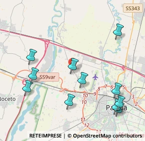 Mappa SP 10, 43126 Parma PR (4.83636)