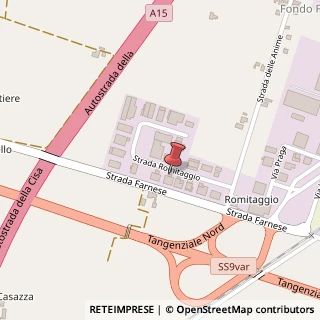 Mappa VIA ROMITAGGIO, 9, 43010 Fontevivo, Parma (Emilia Romagna)