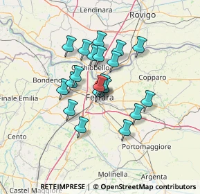 Mappa 44121 Ferrara FE, Italia (10.281)