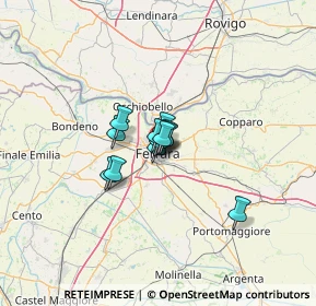 Mappa 44121 Ferrara FE, Italia (6.02583)