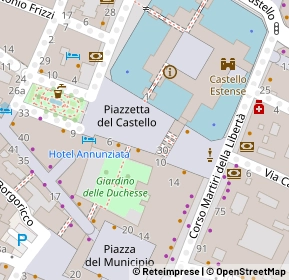 Mappa 44121 Ferrara FE, Italia (0.0619)