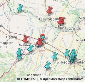 Mappa Autostrada del Sole, 43122 Parma PR, Italia (18.89)