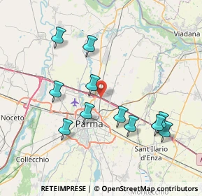 Mappa Autostrada del Sole, 43122 Parma PR, Italia (7.75909)