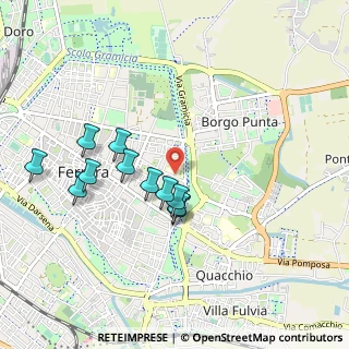 Mappa Via Fossato di Mortara, 44121 Ferrara FE, Italia (0.88182)