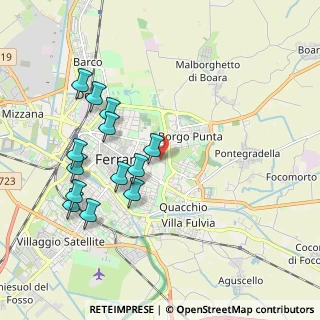 Mappa Via Fossato di Mortara, 44121 Ferrara FE, Italia (2.02385)