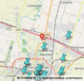Mappa Via Otello Ghillani, 43122 Parma PR, Italia (3.378)