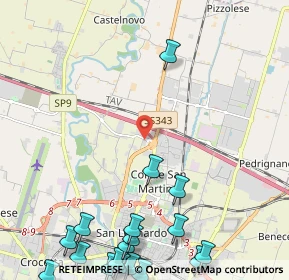 Mappa Via Otello Ghillani, 43122 Parma PR, Italia (3.41167)