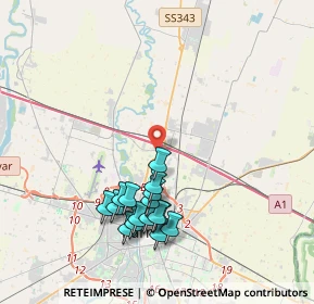 Mappa Via Otello Ghillani, 43122 Parma PR, Italia (3.91875)