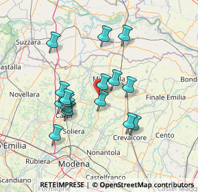 Mappa Via Filippo Turati, 41032 Cavezzo MO, Italia (12.64188)