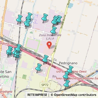 Mappa Via Samuel Morse, 43122 Parma PR, Italia (1.384)