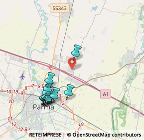 Mappa Via Samuel Morse, 43122 Parma PR, Italia (4.32933)