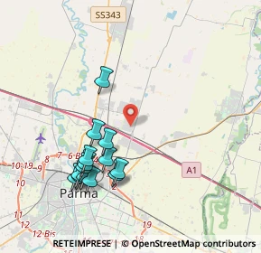 Mappa Via Samuel Morse, 43122 Parma PR, Italia (4.04357)