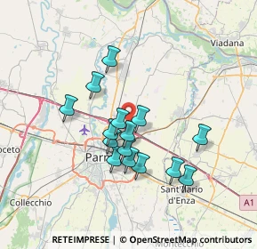 Mappa Via Samuel Morse, 43122 Parma PR, Italia (5.87533)