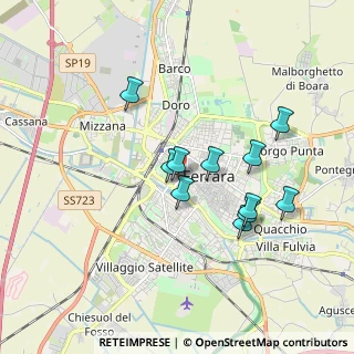Mappa Via Podgora, 44121 Ferrara FE, Italia (1.58545)