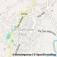 Harita San Damiano d'Asti