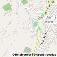 Mapa San Damiano d'Asti
