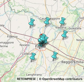 Mappa Via Carra, 43122 Parma PR, Italia (8.725)