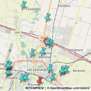Mappa Via Carra, 43122 Parma PR, Italia (3.18)