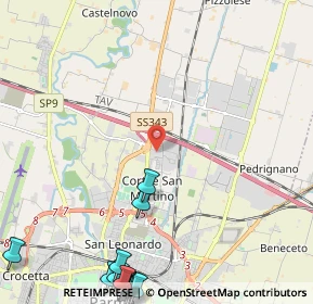 Mappa Via Carra, 43122 Parma PR, Italia (3.53923)