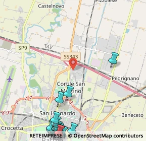 Mappa Via Carra, 43122 Parma PR, Italia (3.4905)