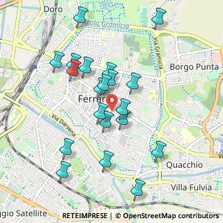 Mappa Via dè Romei, 44121 Ferrara FE, Italia (0.9395)