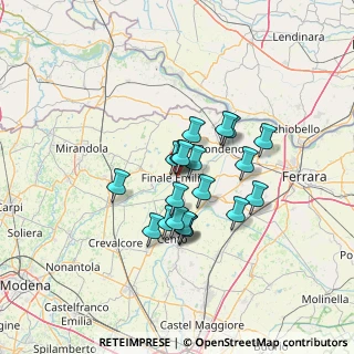 Mappa Via dei Salesiani, 41034 Finale Emilia MO, Italia (10.0475)