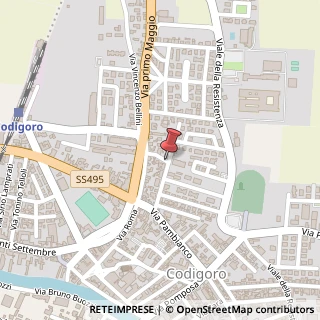Mappa Via Enrico Fermi, 29, 44021 Codigoro, Ferrara (Emilia Romagna)