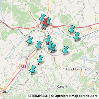 Mappa Via V. Alfieri, 14040 Vigliano D'asti AT, Italia (6.33313)