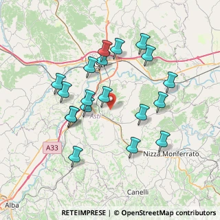 Mappa Via V. Alfieri, 14040 Vigliano D'asti AT, Italia (7.31368)