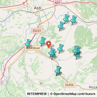 Mappa Via V. Alfieri, 14040 Vigliano D'asti AT, Italia (3.95077)