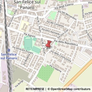 Mappa Via G. Verdi, 32, 41038 San Felice sul Panaro, Modena (Emilia Romagna)