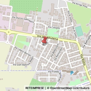 Mappa Via Fratelli Bonacatti, 8, 41034 Finale Emilia, Modena (Emilia Romagna)