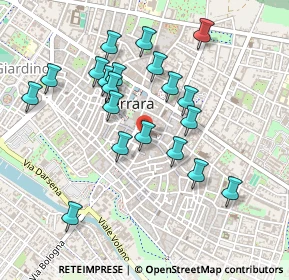 Mappa Piazza Trento Trieste, 44121 Ferrara FE, Italia (0.461)