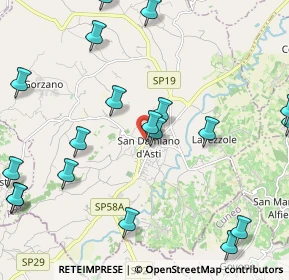 Mappa Borgo Serra dei Costa, 14015 San Damiano D'asti AT, Italia (2.7805)