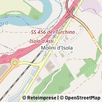 地図 Isola d'Asti