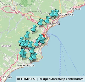 Mappa Località Boscaccio, 17047 Vado Ligure SV, Italia (7.087)