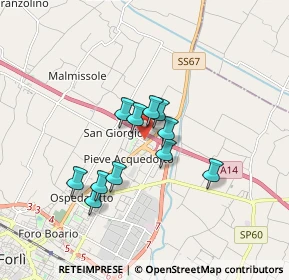 Mappa Via Don E. Servadei, 47122 Forlì FC, Italia (1.32364)
