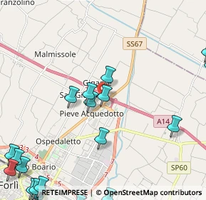 Mappa Via Don E. Servadei, 47122 Forlì FC, Italia (3.35)