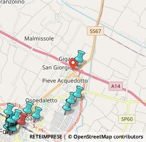 Mappa Via Don E. Servadei, 47122 Forlì FC, Italia (3.89)