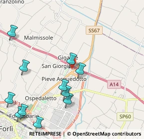 Mappa Via Don E. Servadei, 47122 Forlì FC, Italia (2.64727)