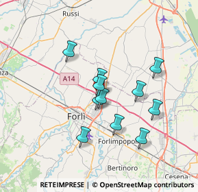 Mappa Via Don E. Servadei, 47122 Forlì FC, Italia (5.82182)