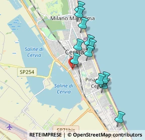 Mappa Via Braies, 48015 Cervia RA, Italia (1.78917)