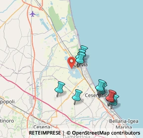 Mappa Strada Statale Salara, 48015 Cervia RA, Italia (7.48545)