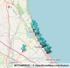 Mappa Via Parma, 48015 Cervia RA, Italia (5.61563)