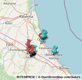 Mappa Via Giovanni Collina, 48015 Cervia RA, Italia (11.3305)