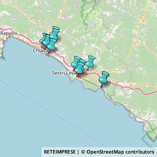 Mappa Via Erasmo Piaggio, 16039 Sestri Levante GE, Italia (6.44)