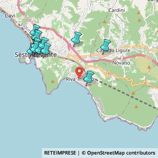 Mappa Via Erasmo Piaggio, 16039 Sestri Levante GE, Italia (2.55)