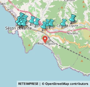 Mappa Via della Libertà, 16039 Sestri Levante GE, Italia (2.29706)